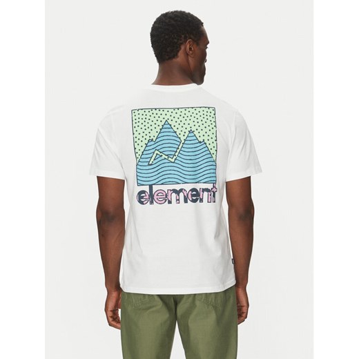 Element T-Shirt ELYZT00496 Biały Regular Fit ze sklepu MODIVO w kategorii T-shirty męskie - zdjęcie 186140768
