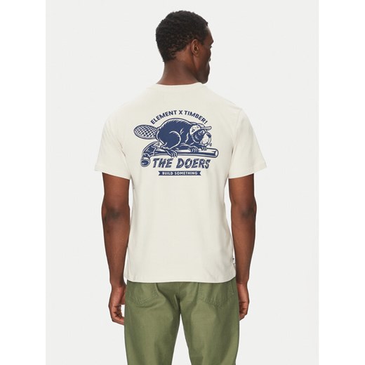 Element T-Shirt ELYZT00518 Beżowy Regular Fit ze sklepu MODIVO w kategorii T-shirty męskie - zdjęcie 186140775