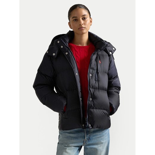 Polo Ralph Lauren Kurtka puchowa 211932183001 Granatowy Relaxed Fit ze sklepu MODIVO w kategorii Kurtki damskie - zdjęcie 186140887
