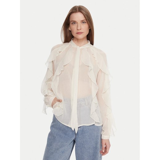 ONLY Koszula Taryn 15360696 Beżowy Regular Fit ze sklepu MODIVO w kategorii Koszule damskie - zdjęcie 186140895