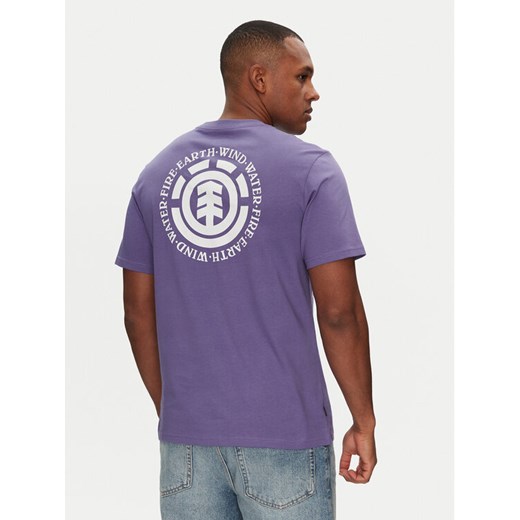 Element T-Shirt ELYZT00490 Fioletowy Regular Fit ze sklepu MODIVO w kategorii T-shirty męskie - zdjęcie 186140916