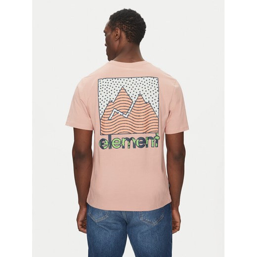 Element T-Shirt ELYZT00496 Różowy Regular Fit ze sklepu MODIVO w kategorii T-shirty męskie - zdjęcie 186140926