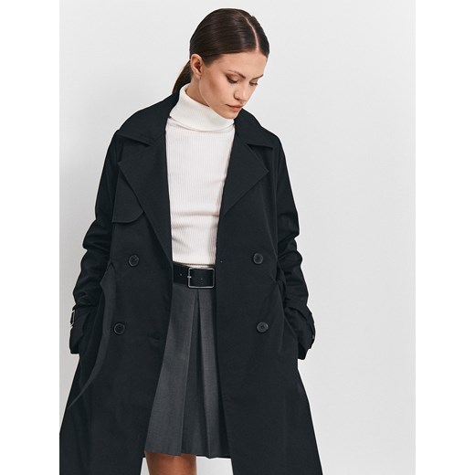 GATE Dwurzędowy trencz z paskiem 36 Gate 36 gateshop