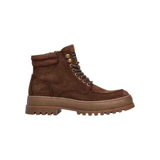 Pepe Jeans FOOTWEAR Skórzane botki &quot;Lincoln Nature&quot; w kolorze brązowym ze sklepu Limango Polska w kategorii Buty zimowe męskie - zdjęcie 186144246
