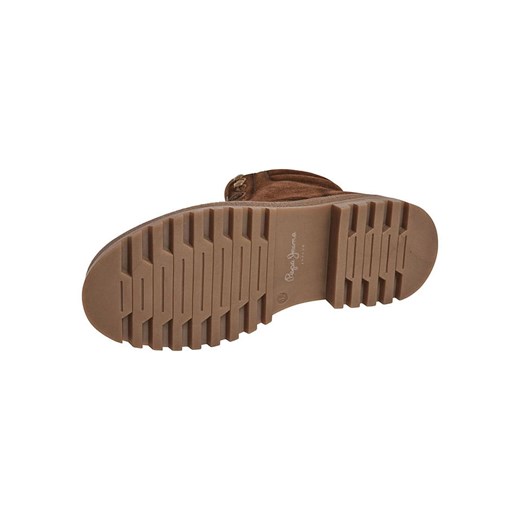 Pepe Jeans FOOTWEAR Skórzane botki &quot;Lincoln Nature&quot; w kolorze brązowym 46 Limango Polska wyprzedaż