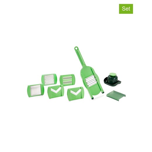 Genius 8-częściowy zestaw &quot;Nicer Dicer Speed Light&quot; w kolorze zielonym ze sklepu Limango Polska w kategorii Akcesoria kuchenne - zdjęcie 186144288