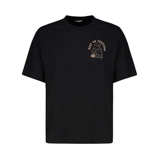 Sublevel Koszulka w kolorze czarnym ze sklepu Limango Polska w kategorii T-shirty męskie - zdjęcie 186144565