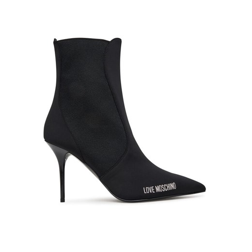 Botki LOVE MOSCHINO JA21059G0NIM0000 Czarny ze sklepu eobuwie.pl w kategorii Botki - zdjęcie 186144699
