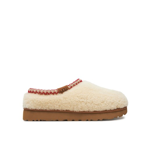 Śniegowce Ugg W M Tasman Maxi 1158356 Écru ze sklepu eobuwie.pl w kategorii Kapcie damskie - zdjęcie 186144717