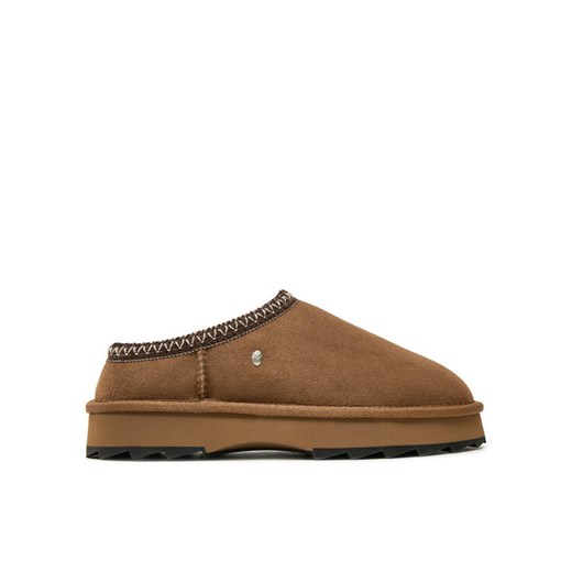 Śniegowce EMU Australia Sharky Scuff W13179 Brązowy ze sklepu eobuwie.pl w kategorii Kapcie damskie - zdjęcie 186144766