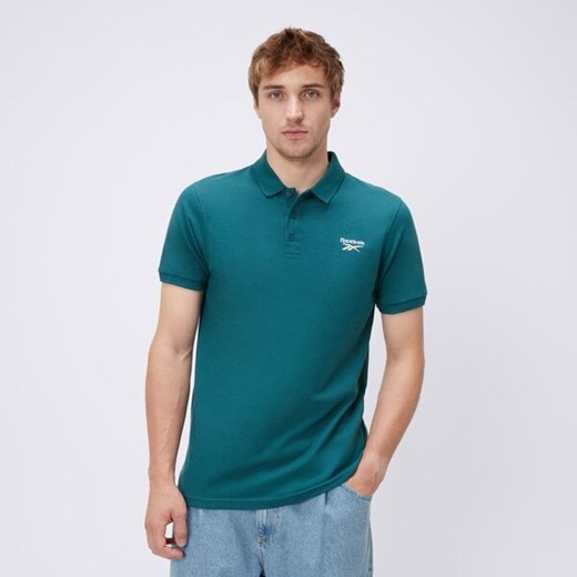 reebok polo blaze embroidered ss 100239708 ze sklepu 50style.pl w kategorii T-shirty męskie - zdjęcie 186145719