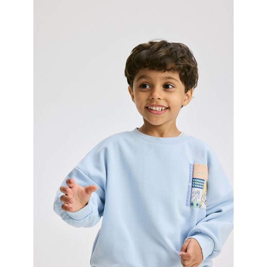Reserved - Bluza oversize Król Lew - jasnoniebieski ze sklepu Reserved w kategorii Bluzy chłopięce - zdjęcie 186145939