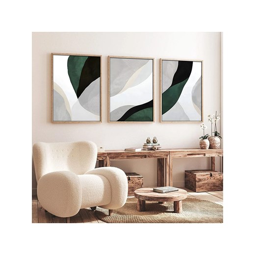 ABERTO DESIGN Druki artystyczne (3 szt.) w ramce Aberto Design 50x70 cm promocja Limango Polska
