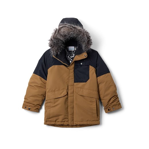 Columbia Kurtka zimowa &quot;Nordic Strider II&quot; w kolorze jasnobrązowym Columbia 164 wyprzedaż Limango Polska