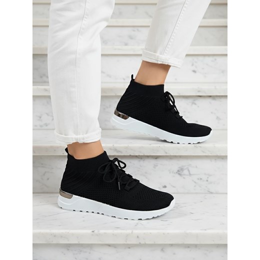 Nero Elegante Sportowe Sneakersy dla Kobiet ze sklepu royalfashion.pl w kategorii Buty sportowe damskie - zdjęcie 186147707