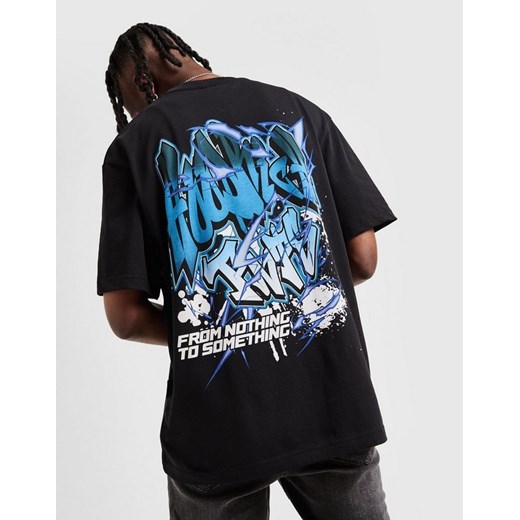HOODRICH T-SHIRT WALL ART TEE BLK/BLU ze sklepu JD Sports  w kategorii T-shirty męskie - zdjęcie 186147917