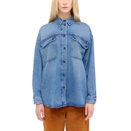 Damska Koszula Mustang Style Avilla Shirt Denim Blue 1015592 5000 401 ze sklepu YouNeedit.pl w kategorii Koszule damskie - zdjęcie 186148076
