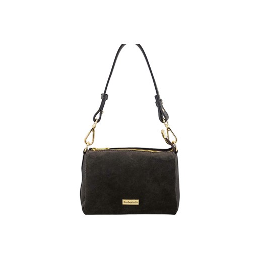 Zamszowa listonoszka damska Barberinis - Brązowa ciemna ze sklepu Barberinis w kategorii Listonoszki - zdjęcie 186148126