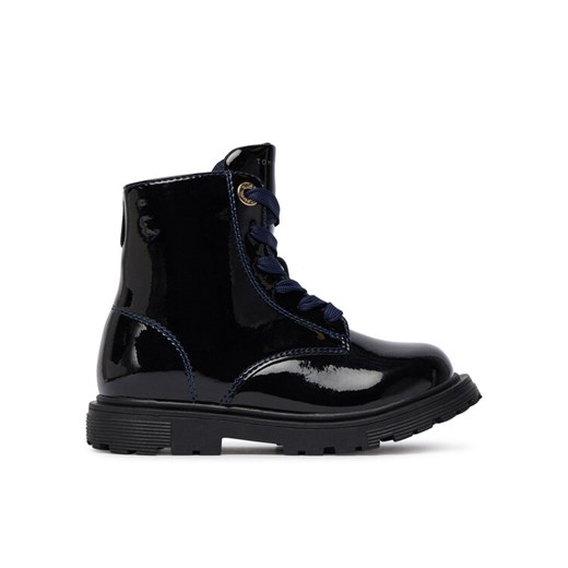 Trzewiki Tommy Hilfiger Lace-Up Bootie T1A5-34005-1237 M Granatowy ze sklepu eobuwie.pl w kategorii Buty zimowe dziecięce - zdjęcie 186149779