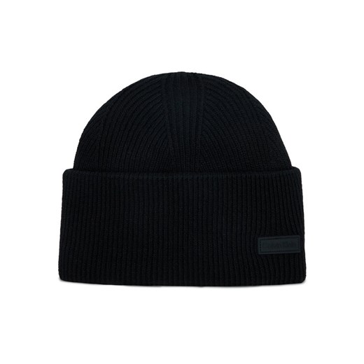 Czapka Calvin Klein Essential Patch Docker K50K510662 Czarny ze sklepu eobuwie.pl w kategorii Czapki zimowe męskie - zdjęcie 186149799