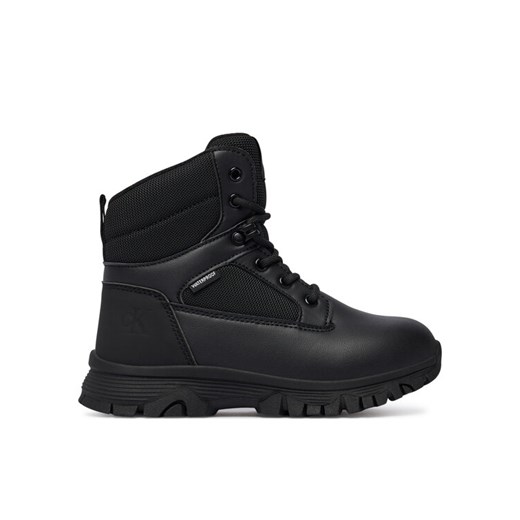 Śniegowce Calvin Klein Lace-Up Bootie V3X5-83190-1485 S Czarny ze sklepu eobuwie.pl w kategorii Buty zimowe dziecięce - zdjęcie 186149838