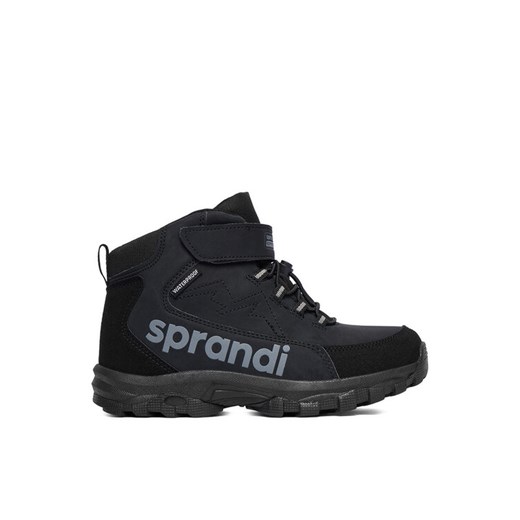 Trekkingi Sprandi CEO-WINTER WAVE CP86-25067 Czarny ze sklepu eobuwie.pl w kategorii Buty zimowe dziecięce - zdjęcie 186149846