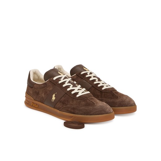 Sneakersy Polo Ralph Lauren 809973707001 Brązowy Polo Ralph Lauren 45 eobuwie.pl