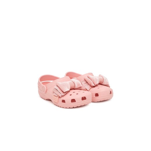 Klapki Crocs Classic Bow Clog 211886 Różowy Crocs 33_34 eobuwie.pl