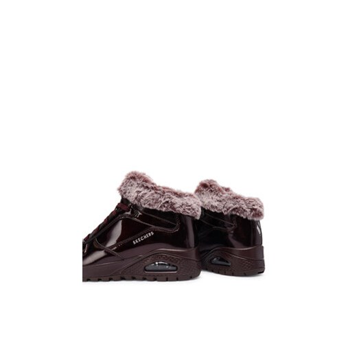 Botki Skechers Uno Rugged 168126/BURG Bordowy Skechers 39_5 eobuwie.pl