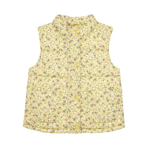 United Colors Of Benetton Kamizelka 2V3YGJ00O Żółty Regular Fit ze sklepu MODIVO w kategorii Kamizelki dziewczęce - zdjęcie 186151215