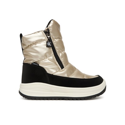 Calvin Klein Śniegowce Snow Boot V3A5-83140-1862 S Écru ze sklepu MODIVO w kategorii Buty zimowe dziecięce - zdjęcie 186151227