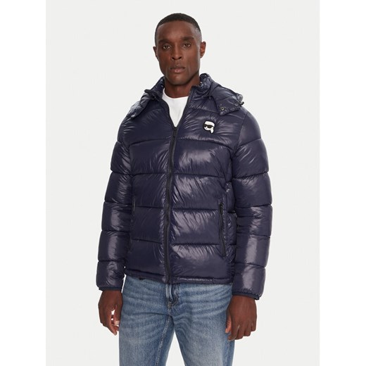 KARL LAGERFELD Kurtka zimowa 505022 554590 Granatowy Regular Fit ze sklepu MODIVO w kategorii Kurtki męskie - zdjęcie 186151256
