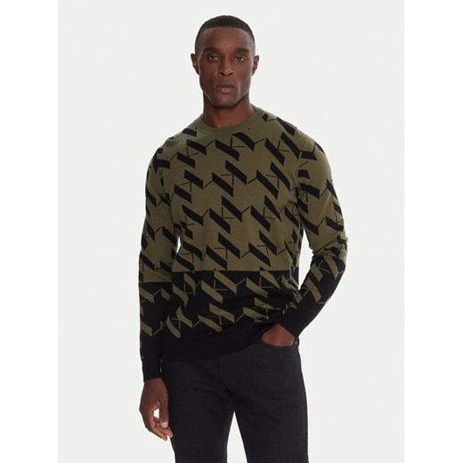 KARL LAGERFELD Sweter 655022 554305 Zielony Regular Fit - id: 0000305654090 - marki Karl Lagerfeld - 186151386 KARL LAGERFELD Sweter 655022 554305 Zielony Regular Fit ze sklepu MODIVO w kategorii Swetry męskie - zdjęcie 186151386