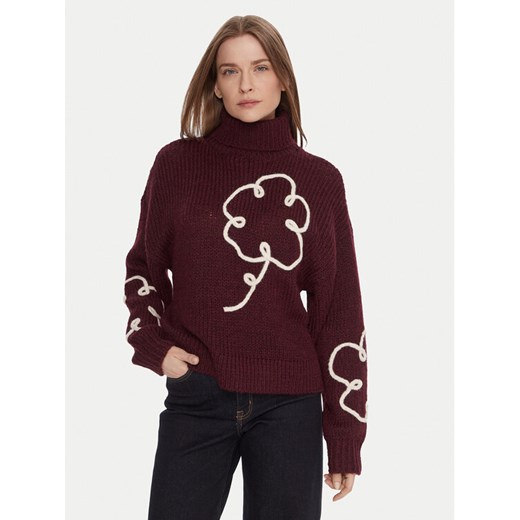 Vero Moda Golf Fatima 10335036 Fioletowy Regular Fit ze sklepu MODIVO w kategorii Swetry damskie - zdjęcie 186151438