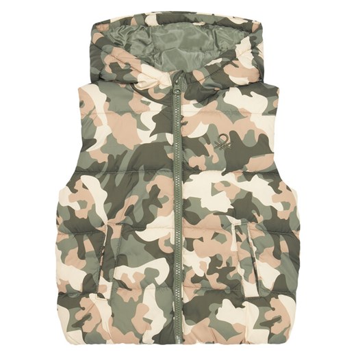 United Colors Of Benetton Kamizelka 2FORGJ00P Zielony Regular Fit ze sklepu MODIVO w kategorii Kamizelki męskie - zdjęcie 186151466