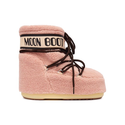 Moon Boot Śniegowce Mb Icon Fleece 80D1409700 Różowy ze sklepu MODIVO w kategorii Buty zimowe męskie - zdjęcie 186151538