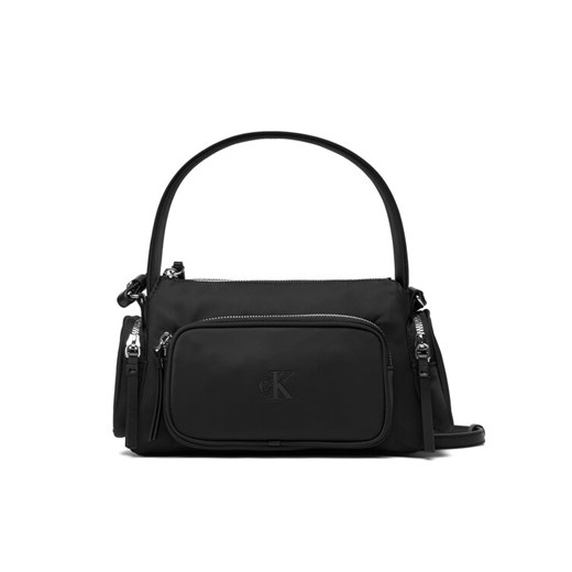 Calvin Klein Torebka Pocket Nylon Bag W/ Strap LV04F3132G Czarny ze sklepu MODIVO w kategorii Torebki damskie - zdjęcie 186151577