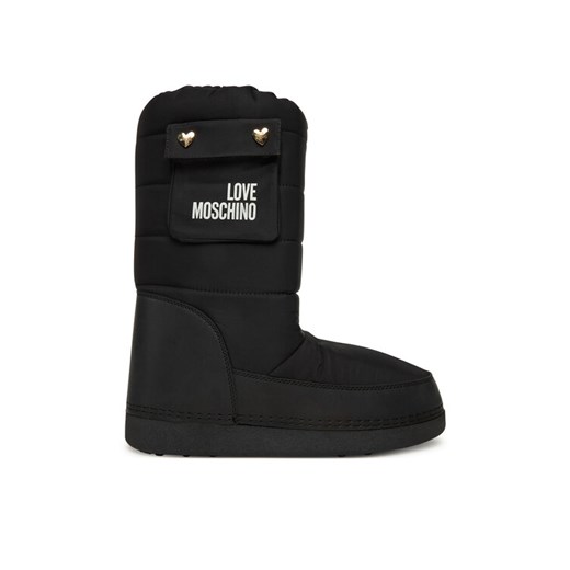 LOVE MOSCHINO Śniegowce JA24452G0NISL000 Czarny ze sklepu MODIVO w kategorii Śniegowce damskie - zdjęcie 186151587