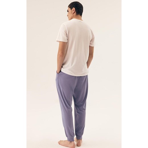 Henderson bawełniana piżama męska biało-niebieska Marc 43033-00X, Kolor biało-niebieski, Rozmiar M, Henderson ze sklepu Primodo w kategorii Piżamy męskie - zdjęcie 186153425