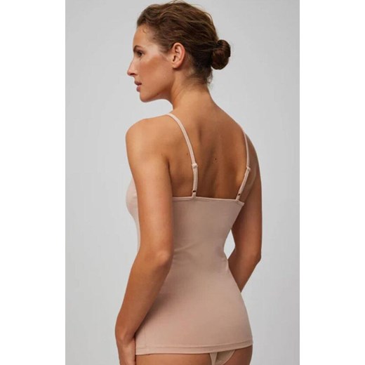 Koszulka damska cielista na ramiączka 19687, Kolor cielisty, Rozmiar S, YSABEL MORA ze sklepu Primodo w kategorii Podkoszulki i halki - zdjęcie 186153559