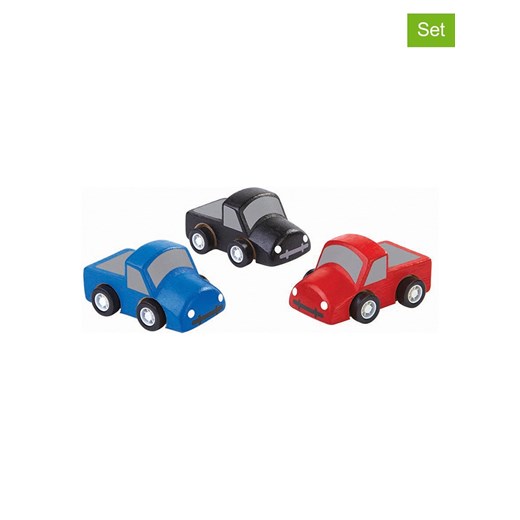 Plan Toys 3-częściowy zestaw ciężarówek - 3+ ze sklepu Limango Polska w kategorii Zabawki - zdjęcie 186153798