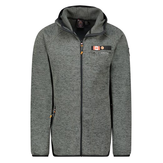 Canadian Peak Kurtka polarowa "Tiparneak" w kolorze szarym - id: 16792852 - marki Canadian Peak - 186154348 Canadian Peak Kurtka polarowa "Tiparneak" w kolorze szarym ze sklepu Limango Polska w kategorii Bluzy męskie - zdjęcie 186154348