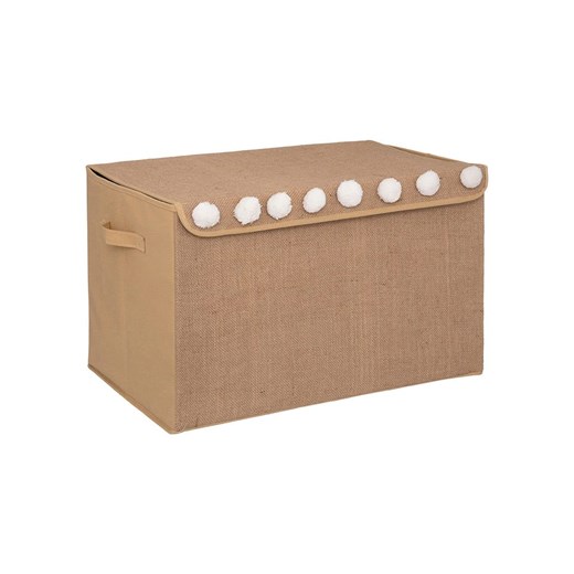 WellHome for Kids Skrzynka w kolorze jasnobrązowym na zabawki - 36 x 58 x 36 cm ze sklepu Limango Polska w kategorii Akcesoria i przechowywanie - zdjęcie 186154698