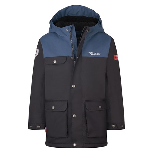 Trollkids Parka &quot;Gudvangen&quot; w kolorze czarnym ze sklepu Limango Polska w kategorii Kurtki chłopięce - zdjęcie 186154836