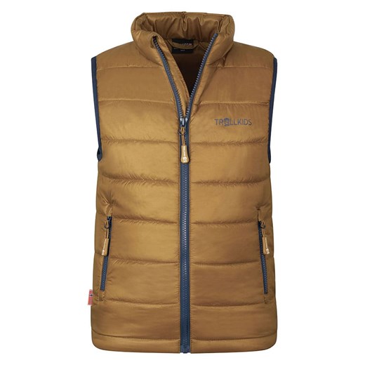 Trollkids Kamizelka funkcyjna &quot;Trondheim&quot; w kolorze jasnobrązowym Trollkids 110 okazyjna cena Limango Polska