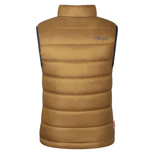 Trollkids Kamizelka funkcyjna &quot;Trondheim&quot; w kolorze jasnobrązowym Trollkids 140 wyprzedaż Limango Polska
