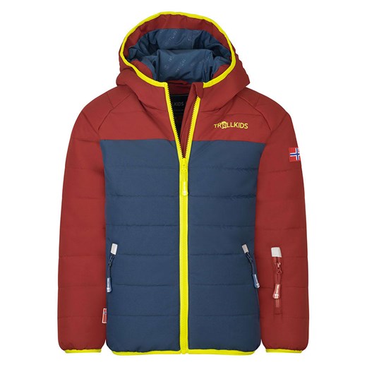 Trollkids Kurtka narciarska &quot;Hafjell&quot; w kolorze czerwono-niebieskim ze sklepu Limango Polska w kategorii Kurtki chłopięce - zdjęcie 186154965