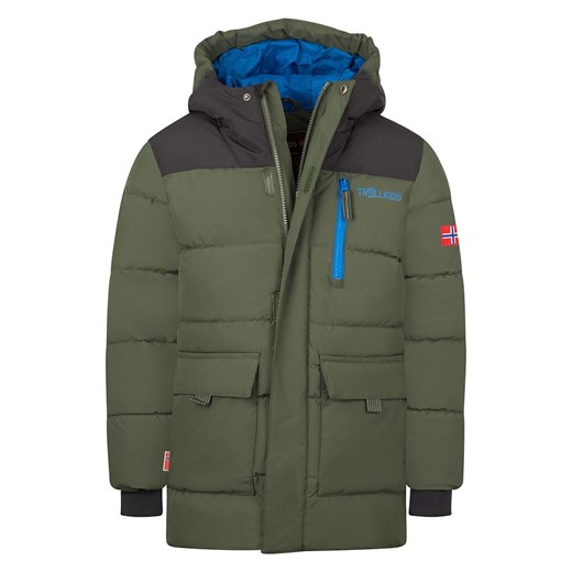 Trollkids Parka &quot;Torsvag&quot; w kolorze khaki Trollkids 110 Limango Polska wyprzedaż