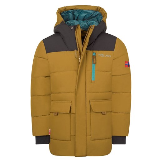 Trollkids Parka &quot;Torsvag&quot; w kolorze jasnobrązowym ze sklepu Limango Polska w kategorii Kurtki chłopięce - zdjęcie 186155279