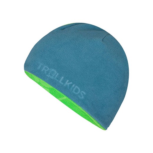 Trollkids Dwustronna czapka beanie &quot;Finnmark&quot; w kolorze niebiesko-zielonym ze sklepu Limango Polska w kategorii Czapki dziecięce - zdjęcie 186155409